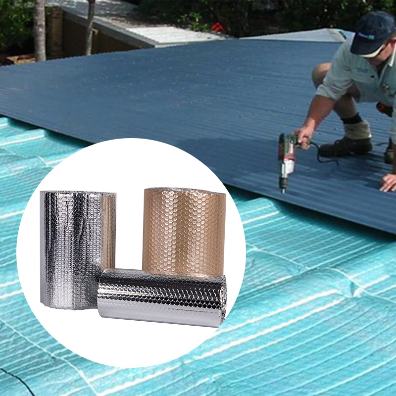 XPE Foam Insulation Thermal Closed Cell Sound Heatproofing Roll Aluminum Foil Composite With Adhesive Coating Customized - PAIDU